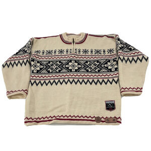 Dale Of Norway Windstopper Wool Sweater Mens Small